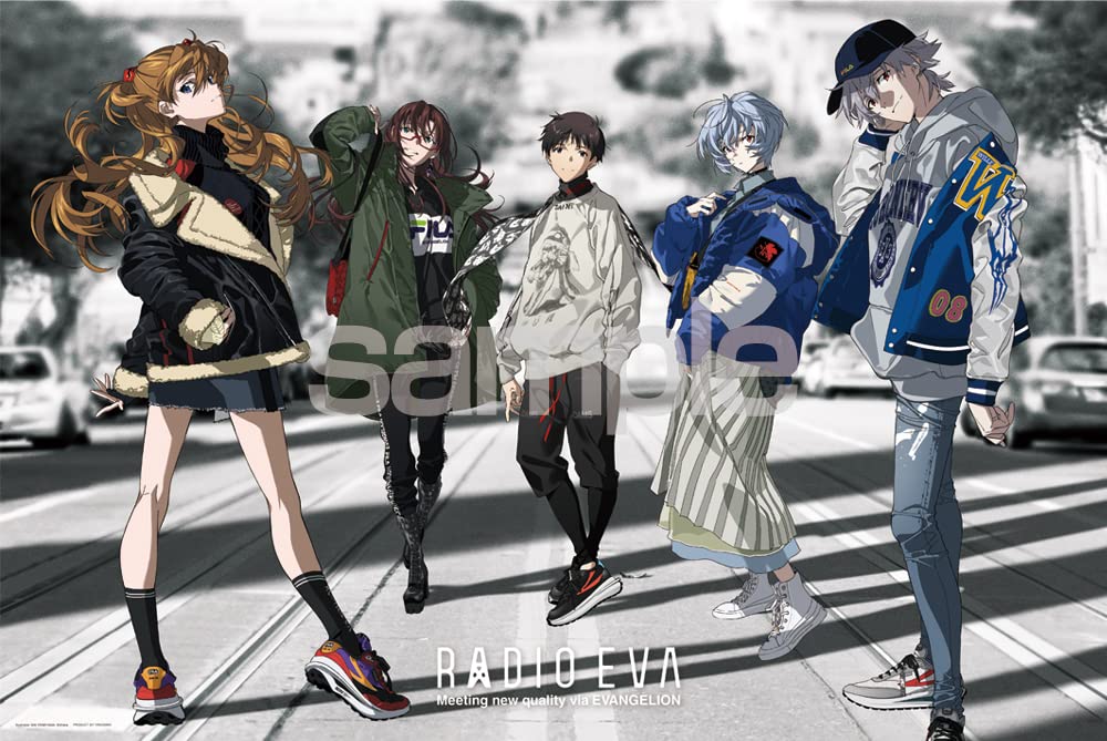 1000 Piece Jigsaw Puzzle Evangelion Radio Eva Illustration 07 West Coast (50 X 75 Cm)