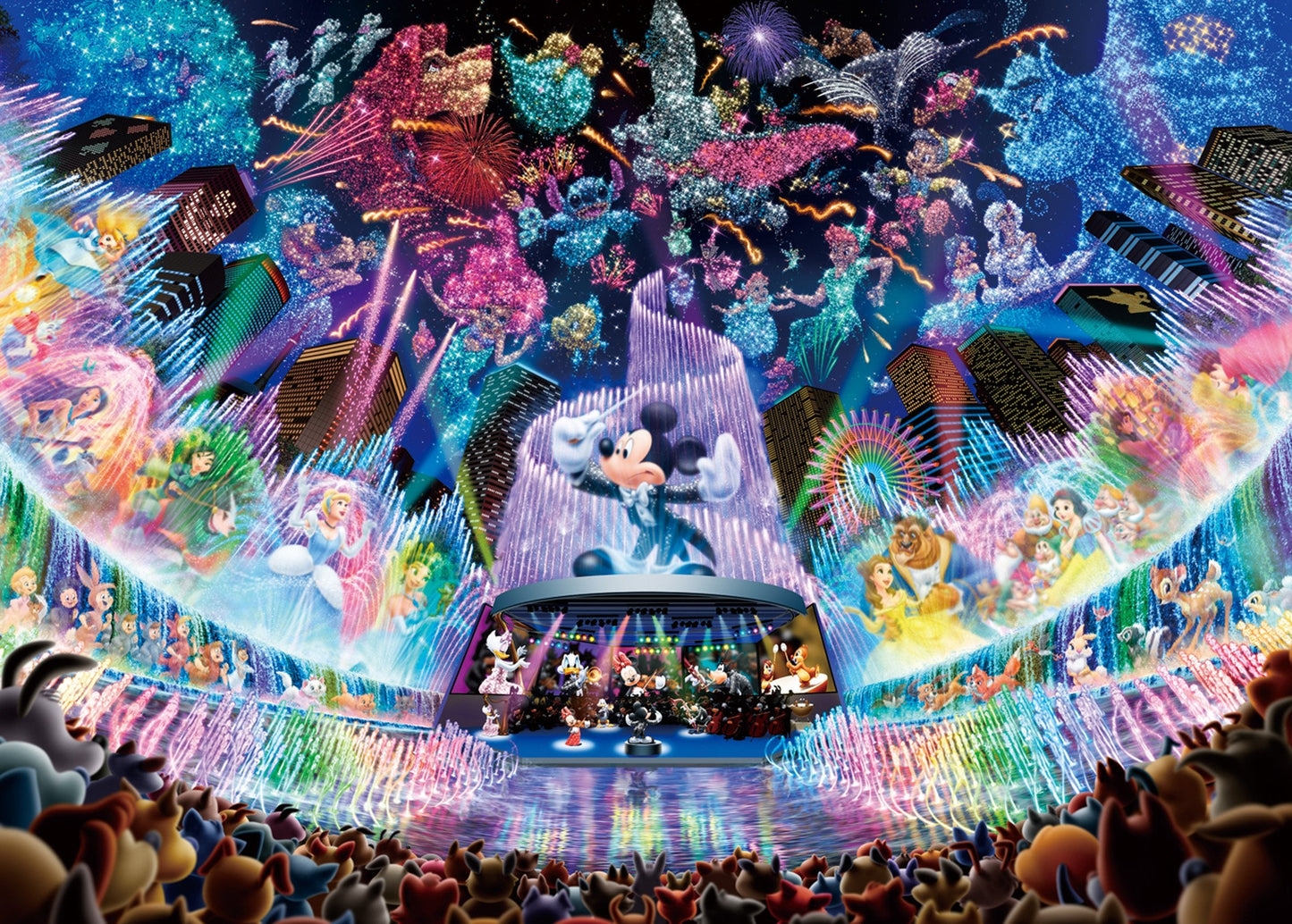 2000 Piece Tenyo Disney Water Dream Concert Jigsaw Puzzle 73X102Cm