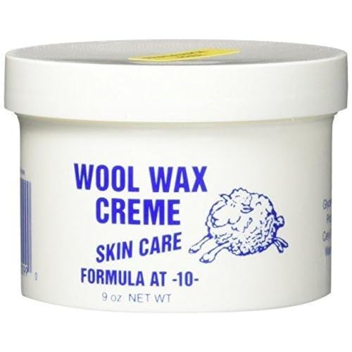 Wool Wax Creme Skin Care Formula 9 Ounce (Fragrance-Free)