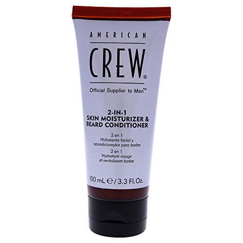 American Crew Skin Moisturizer and Beard Conditioner for Men, 2-in-1, 3.3 Fl Oz