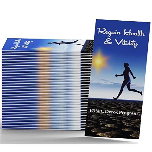 50 Pack of Color Glossy Tri-fold Brochures to Promote Ion Spa Chi Foot Baths!