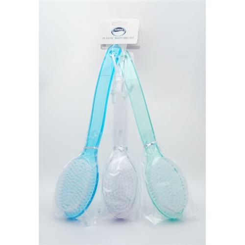 Athena Beauté Long Hand Transparent Long Bath Brush