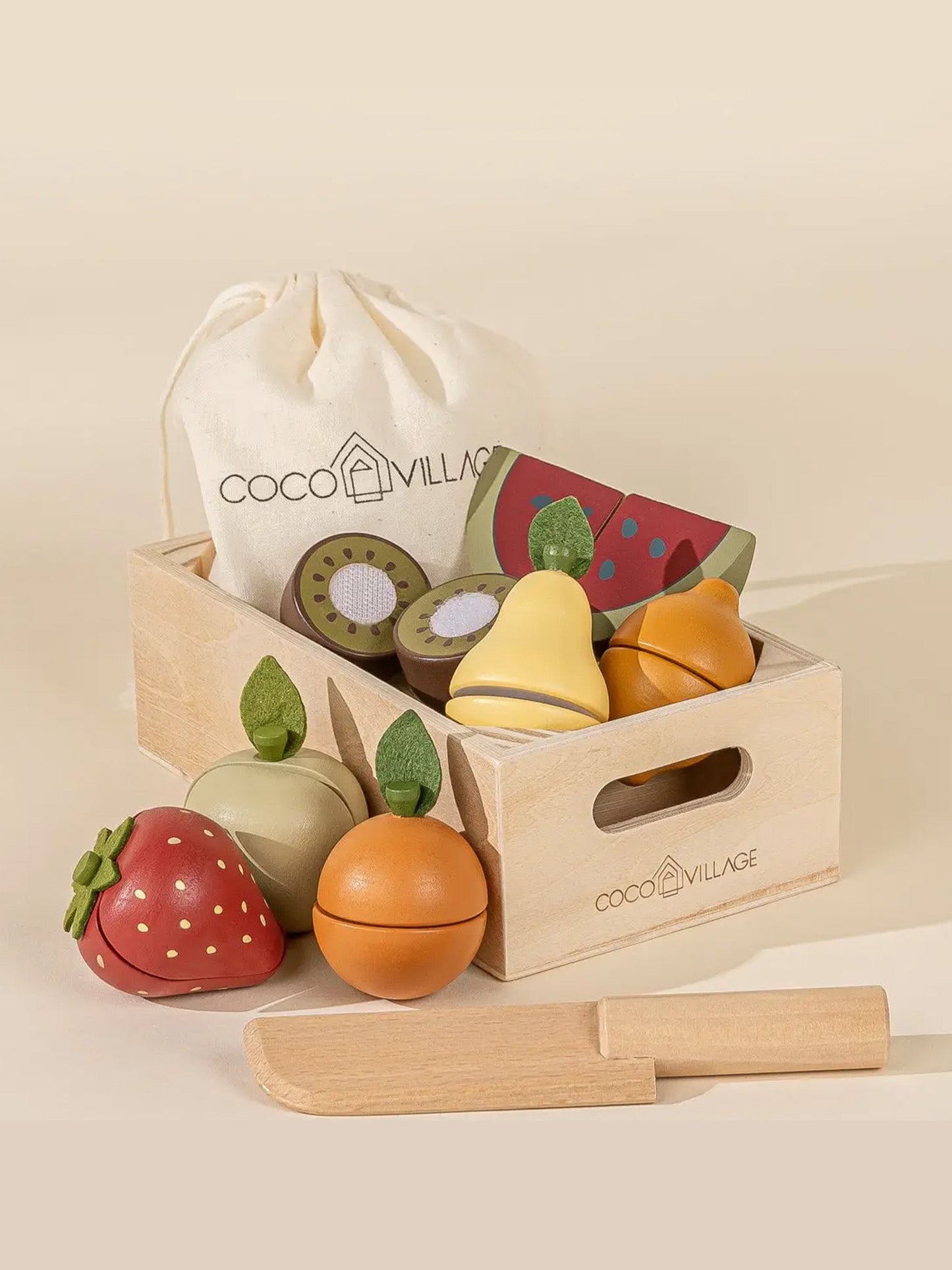 Wooden Fruits Play Set