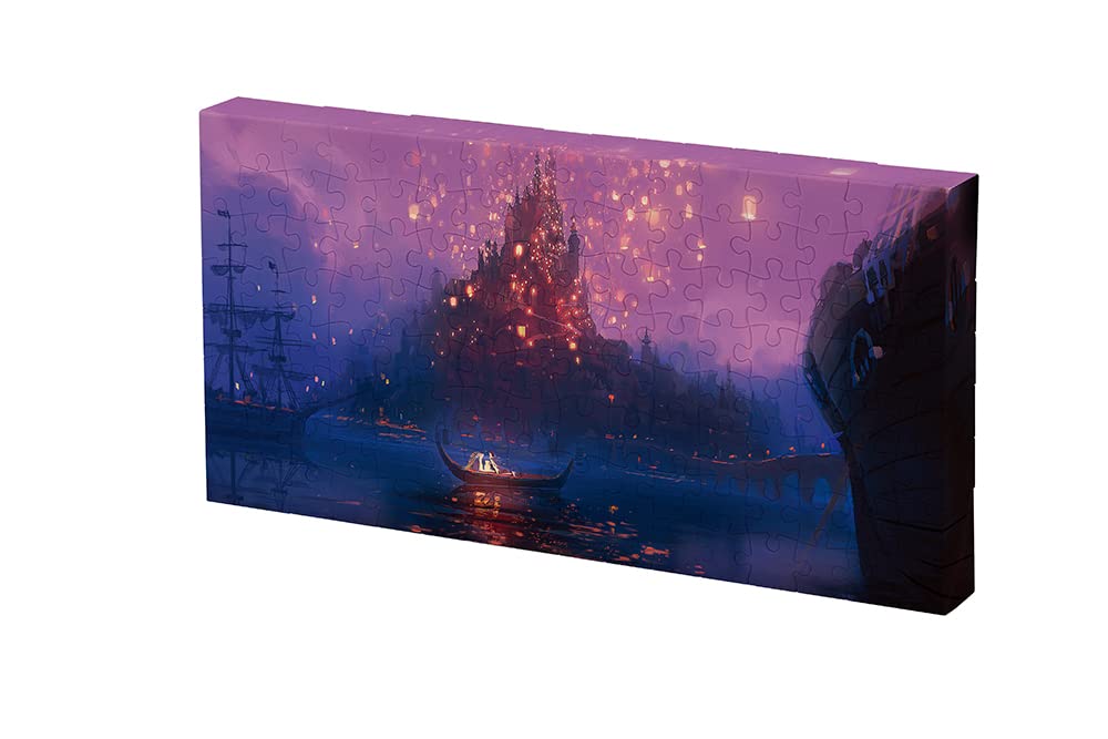 120 Piece Jigsaw Puzzle Disney Princess Castle -Rapunzel- [Canvas Puzzle]