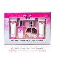 Viva Luck Amazing Pink 4pc Gift Set For women