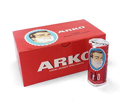 Arko Shaving Cream Soap Stick - 12 Pieces by EVYAP