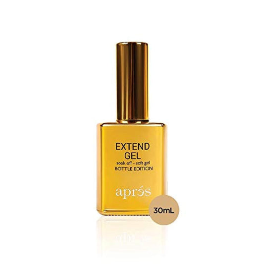 Aprés Extend Gel Gold Bottle Edition - Gel-X Tips Adhesive, No Primer or Bonder Needed (30 ml)