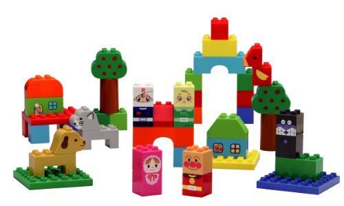 Bandai Block Labo Anpanman First Block Bucket L First Block Series