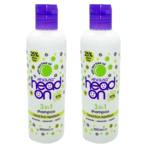Anovia Head On 3 in 1 Head Lice Repellent Conditioning Shampoo - 250ml